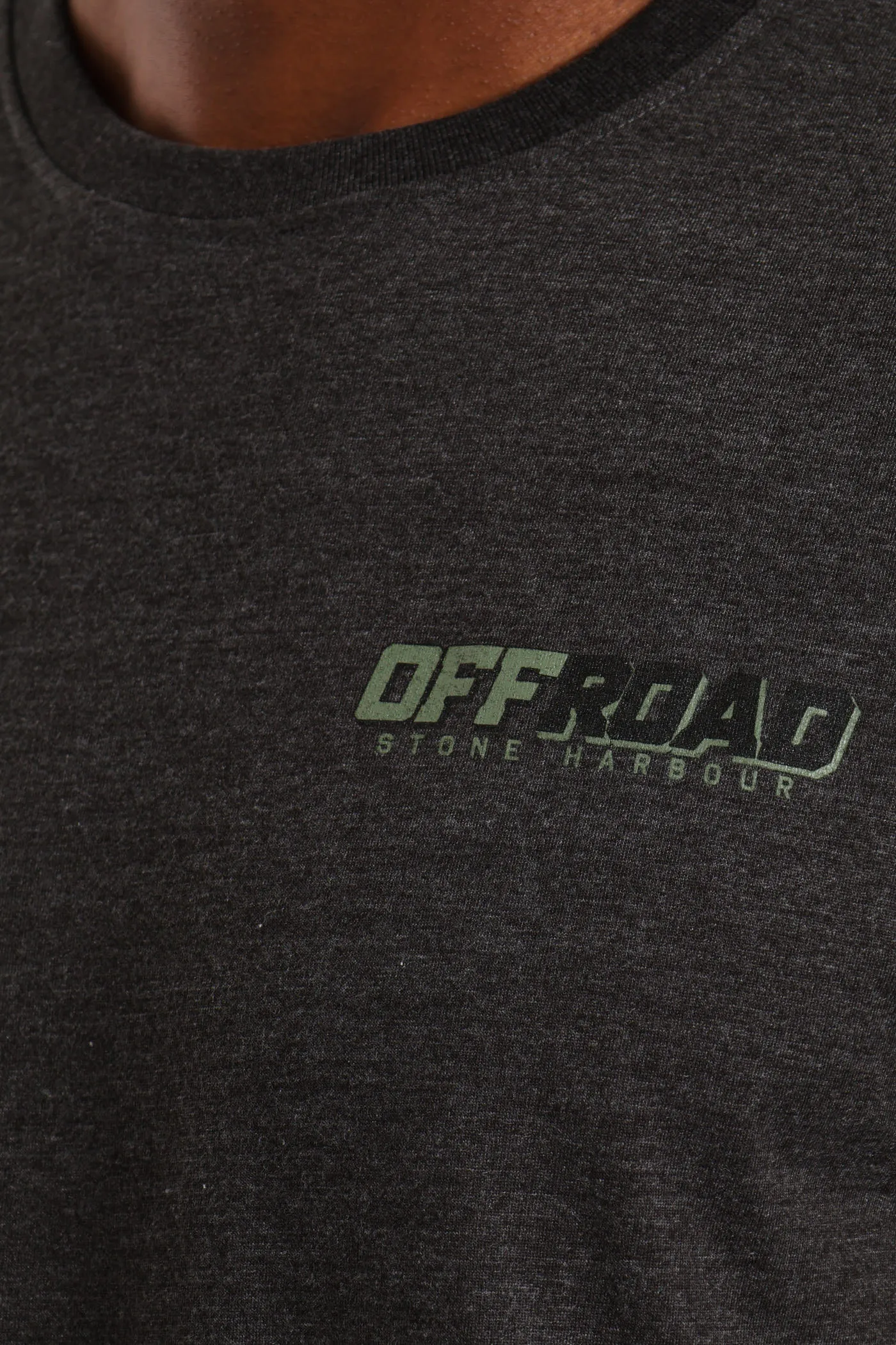 Off Road 4X4 Front & Back Tee - Charcoal Melange sold by Edgars product image thumbnail 4