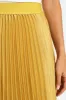 Pleated Satin Maxi Skirt - Gold sold by Edgars