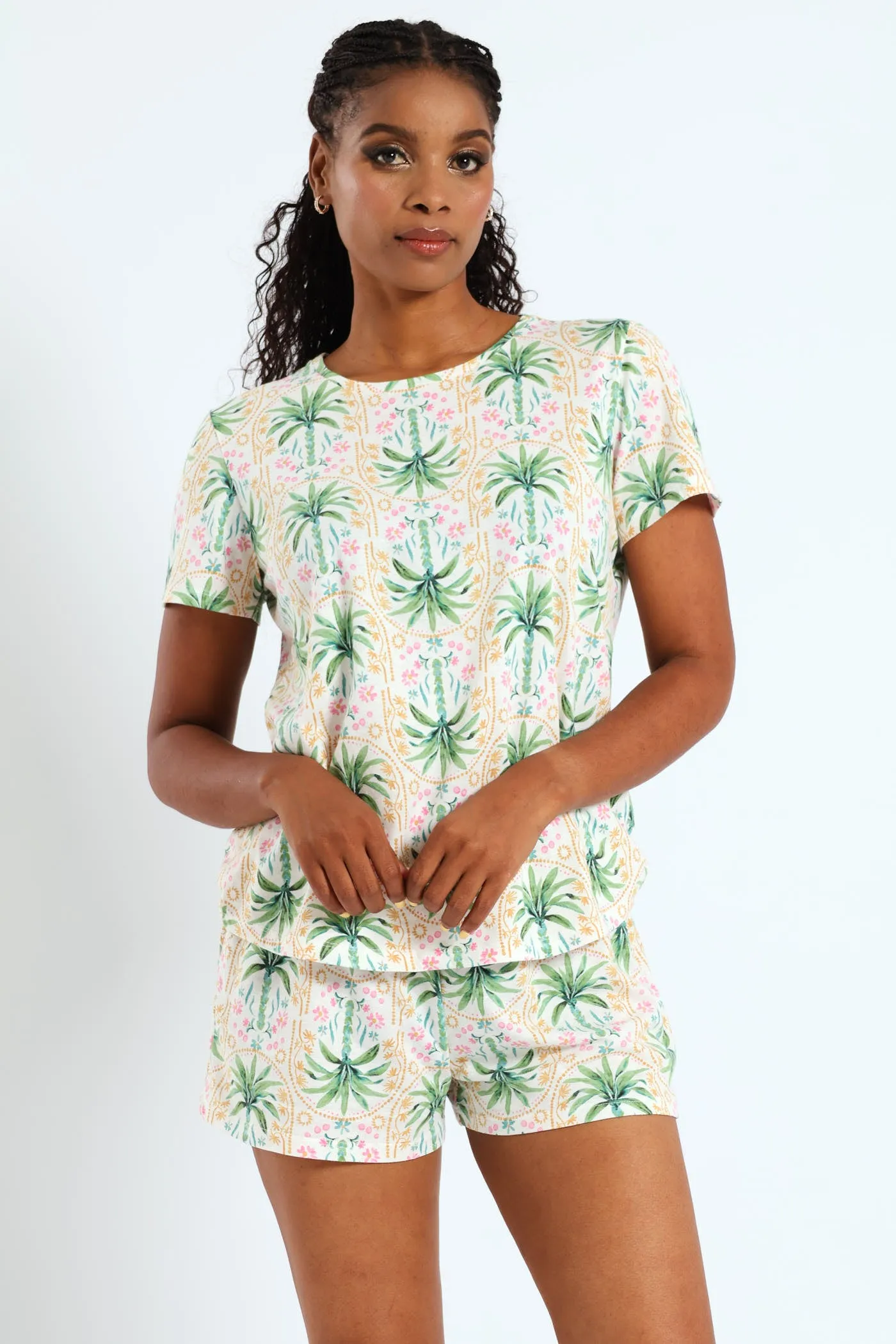 Palm Knit Tee - White sold by Edgars product image thumbnail 2