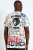 All Over Evil Print Tee - White sold by Edgars 