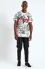 All Over Evil Print Tee - White sold by Edgars 
