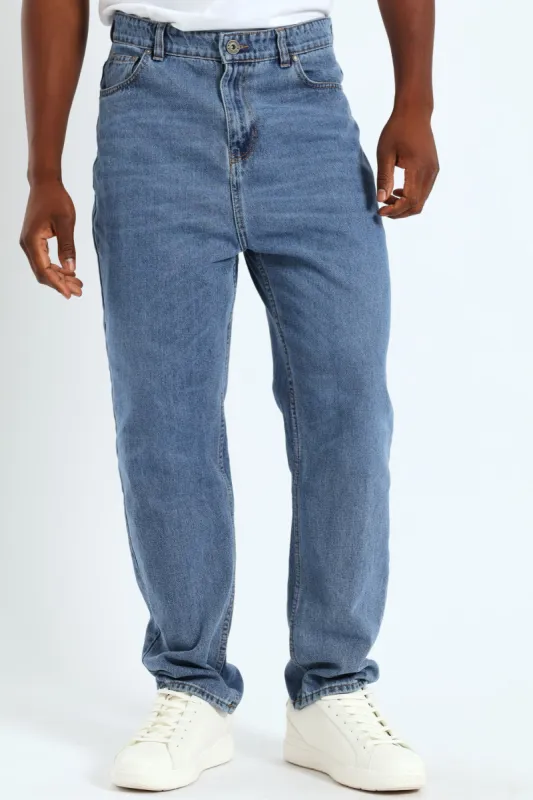Loose Denim Jean - Light Wash sold by Edgars