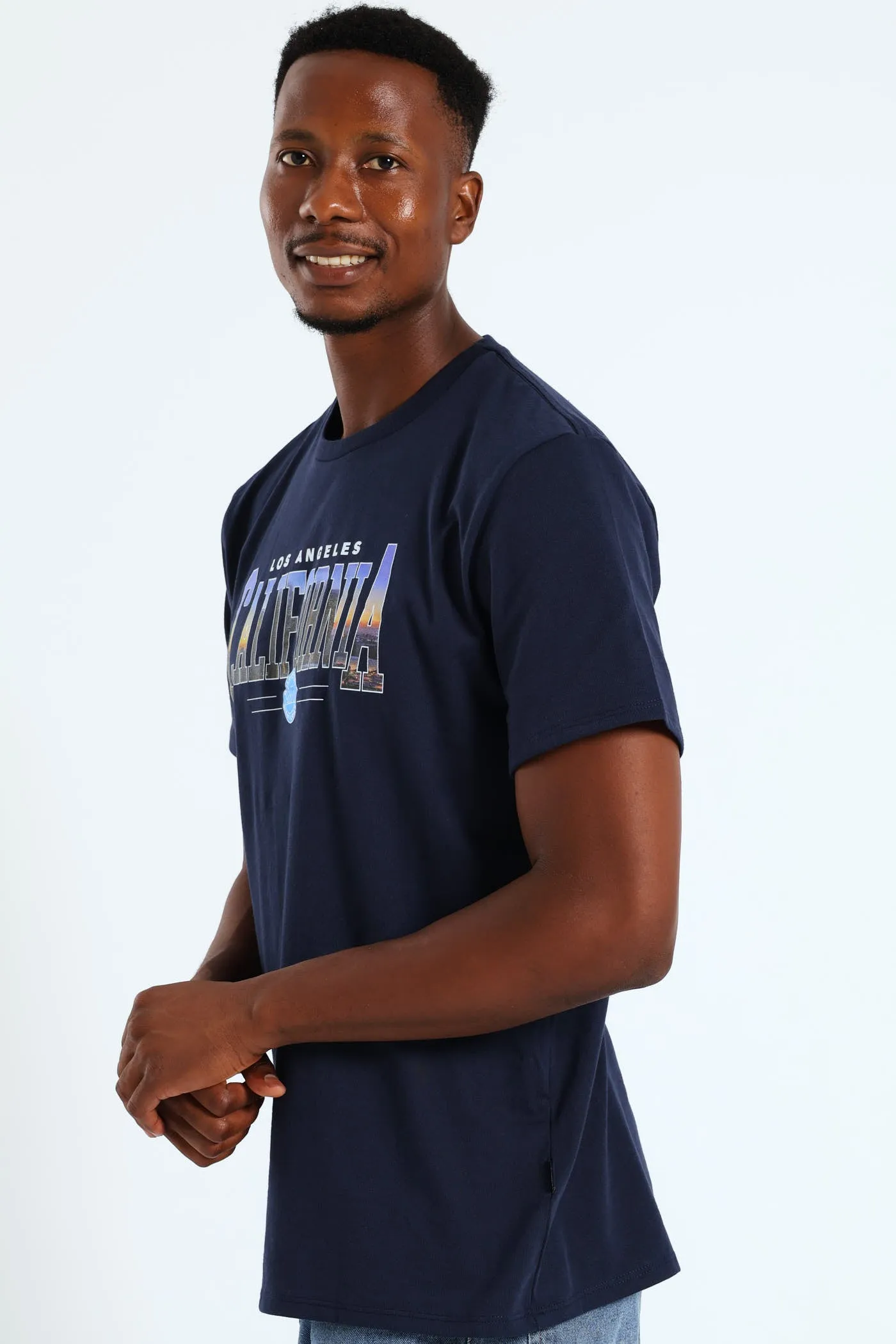 LA California Sunrise Photo Tee - Navy sold by Edgars product image thumbnail 2