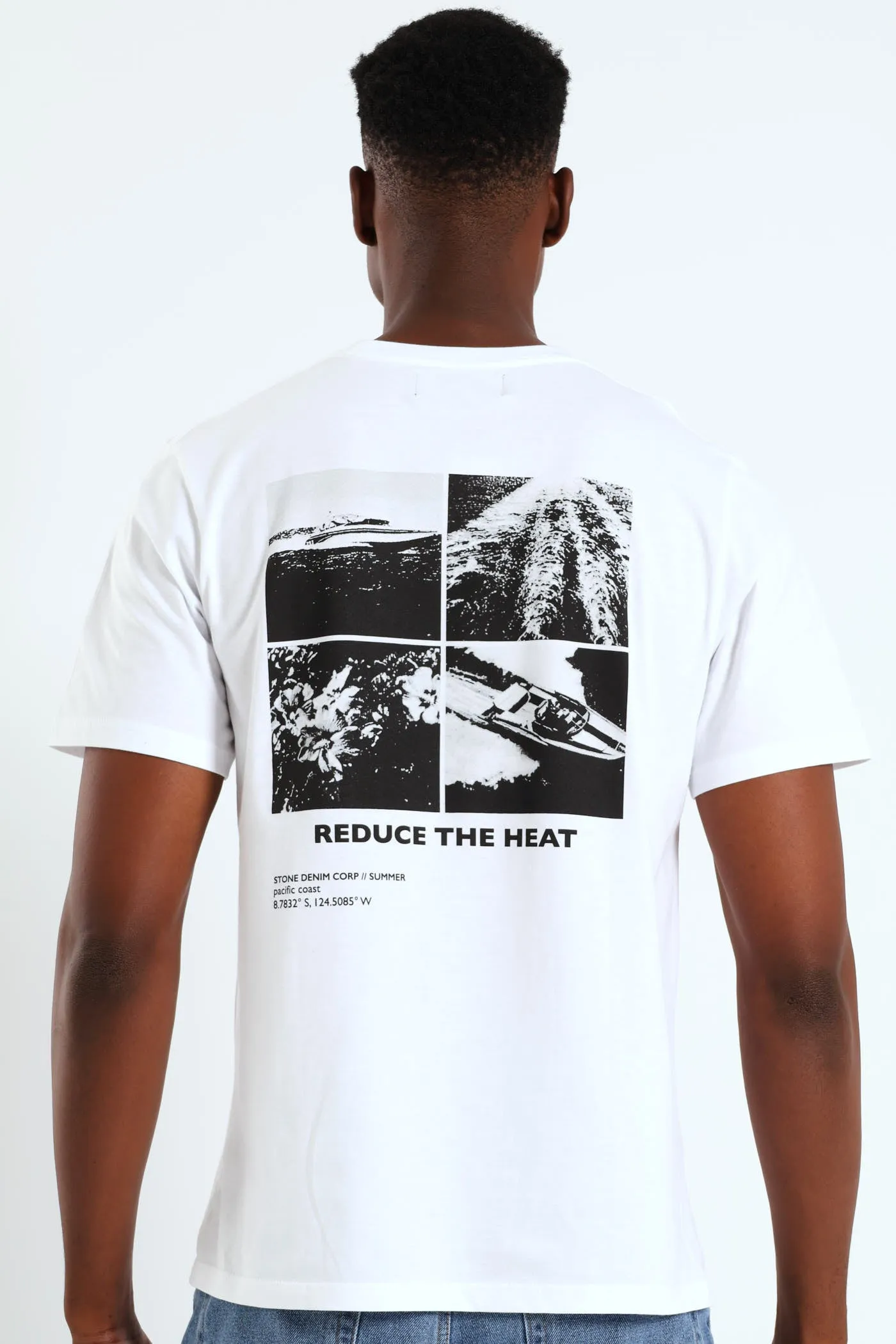 Ocean Speed Front & Back Tee - White sold by Edgars product image thumbnail 2