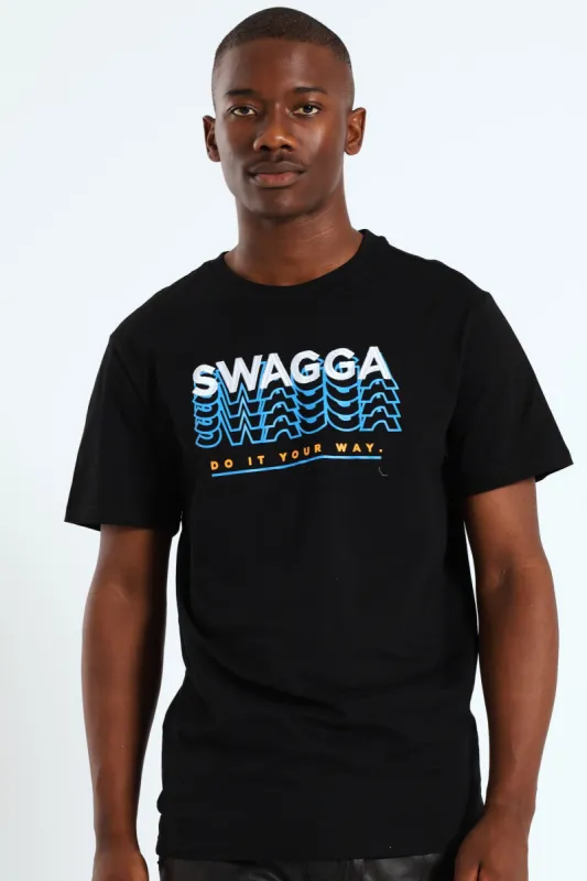 Embroidery Logo Tee - Black sold by Edgars