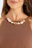 Strappy Hi-Neck Maxi Slip Dress With Necklace - Mid Brown sold by Edgars