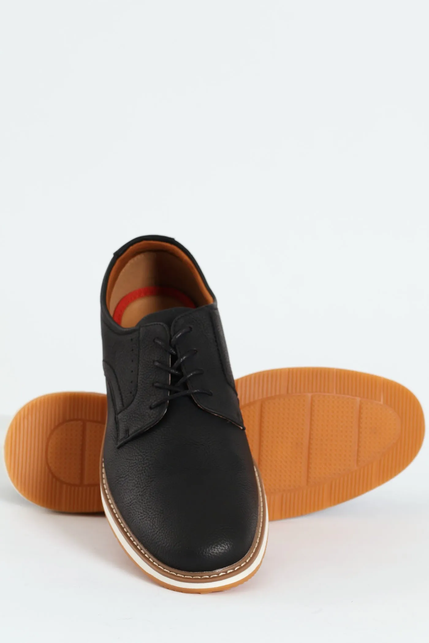 Romerro Smart Casual Closed Toe Lace Up - Black sold by Edgars