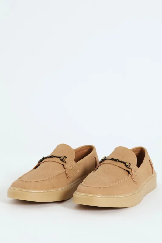 Pieza Metal Trim Slip On Loafer - Beige sold by Edgars 