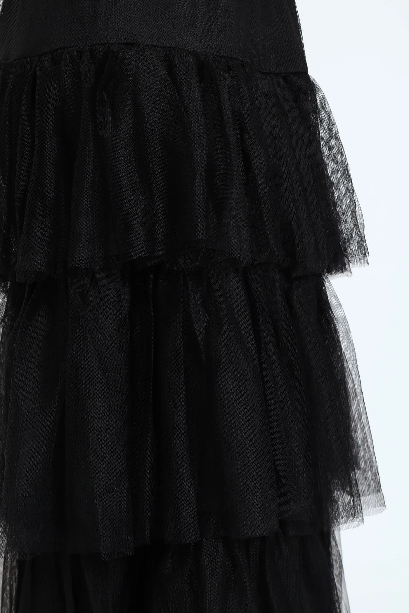 Tiered Rara Midi Skirt - Black sold by Edgars product image thumbnail 5