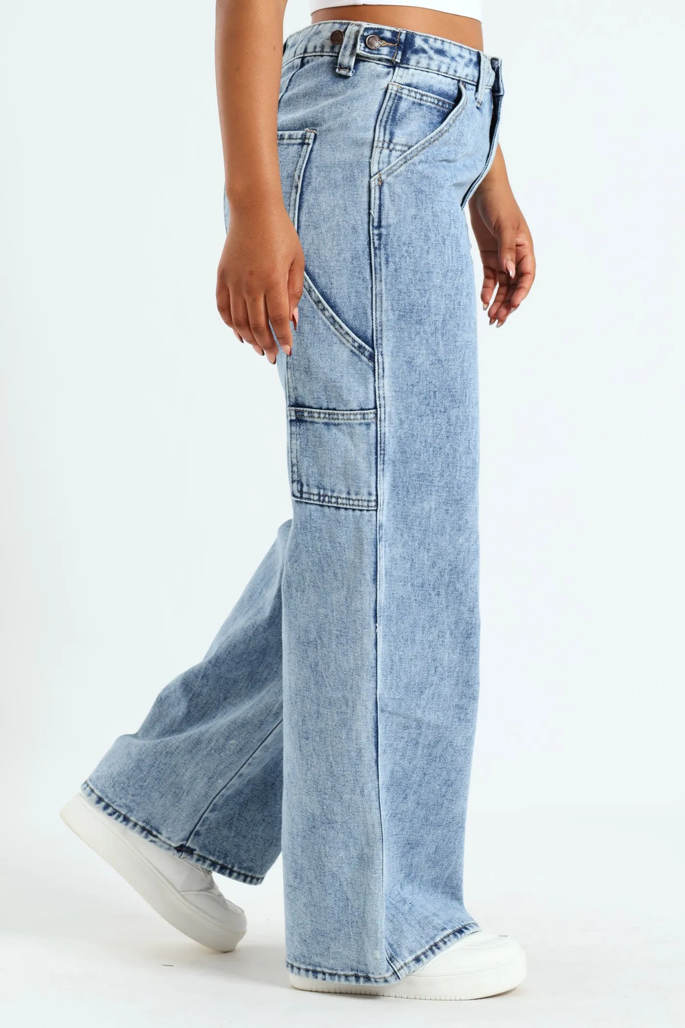 Baggy Carpenter Jean - Salty Mid Wash sold by Edgars product image thumbnail 3