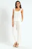 Frill Strap Cami Top - Off White sold by Edgars