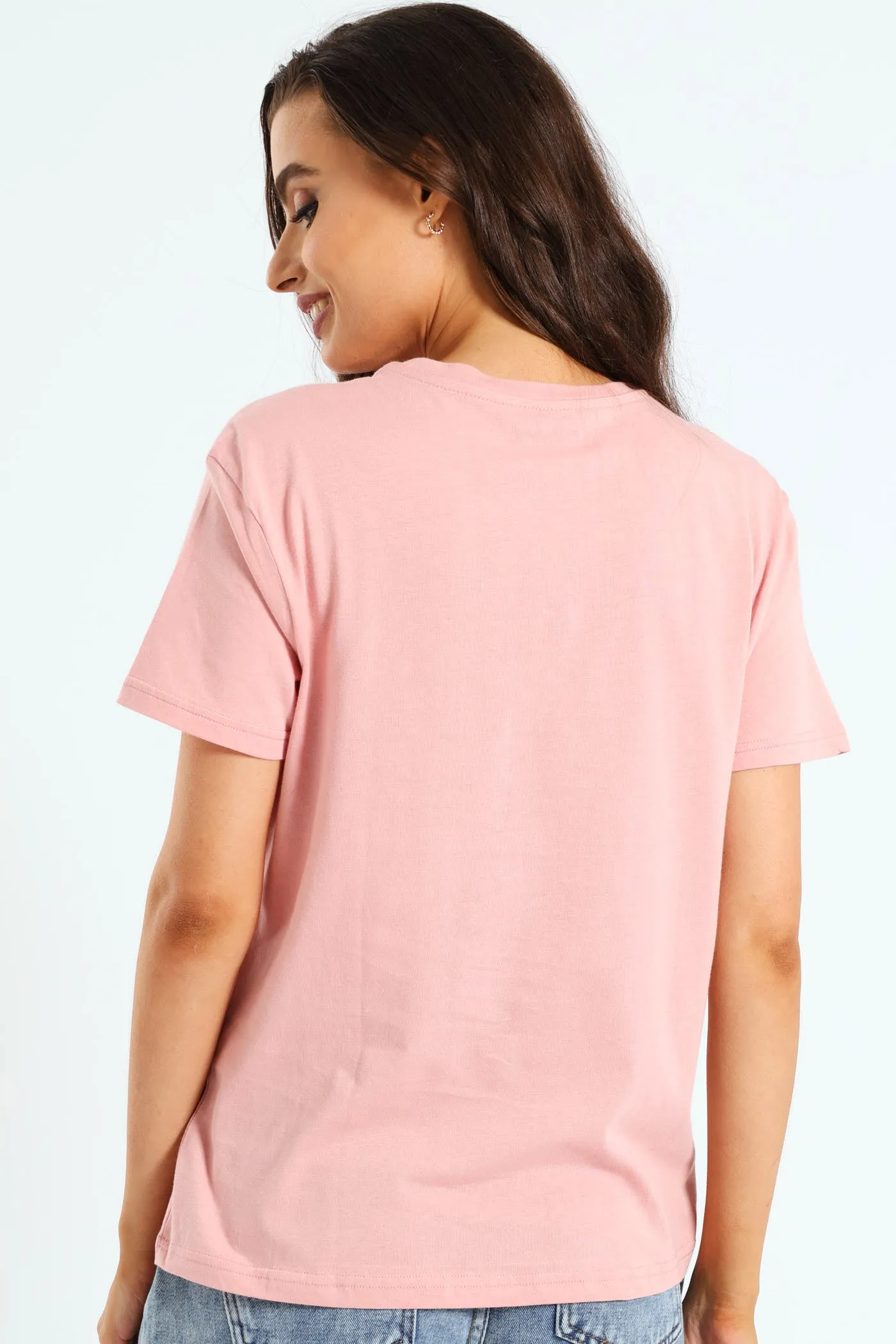 Perfume Bottle Foil Tee - Dusty Pink sold by Edgars product image thumbnail 3