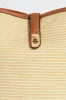 Weave Gold Clasp Bucket Bag - Tan sold by Edgars
