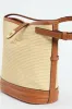 Weave Gold Clasp Bucket Bag - Tan sold by Edgars