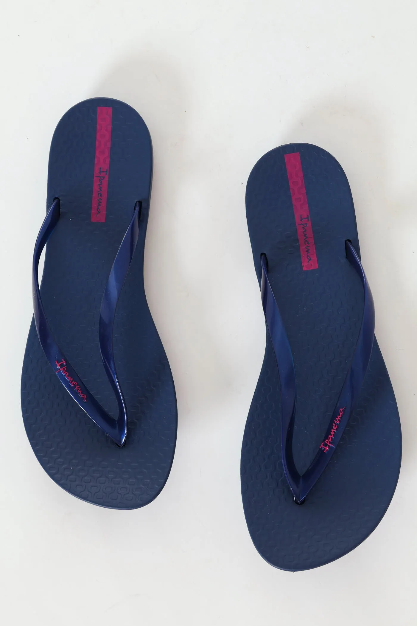 Wave Thong Sandals - Navy sold by Edgars