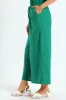 Pull On Drapey Capri Pants - Meadow Green sold by Edgars
