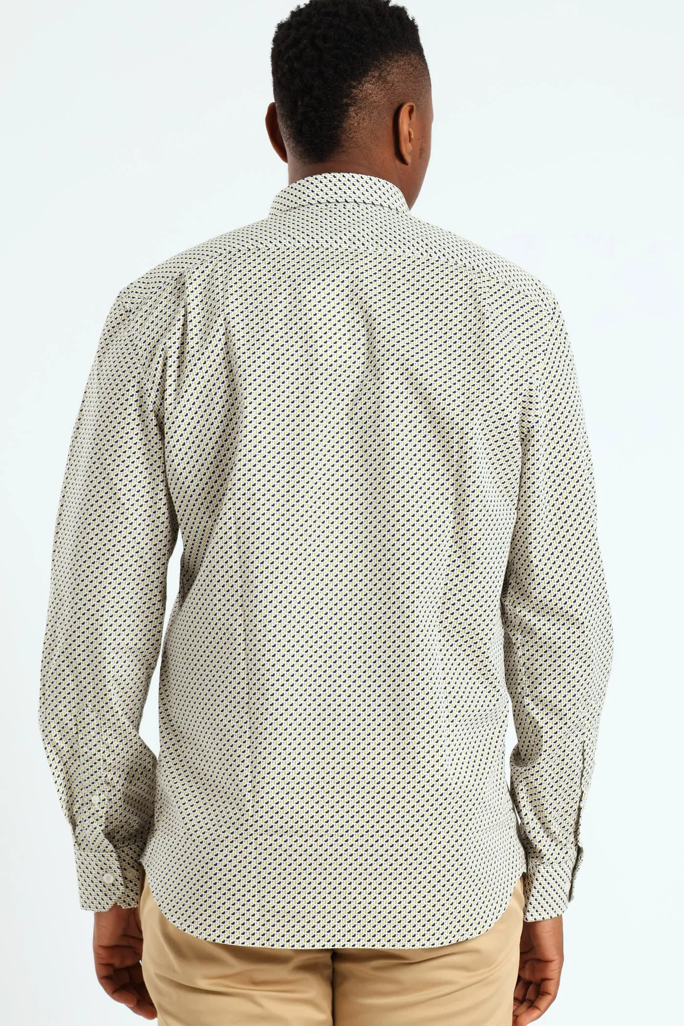 Thebe Dot Printed Long Sleeve Shirt - Blue sold by Edgars product image thumbnail 4