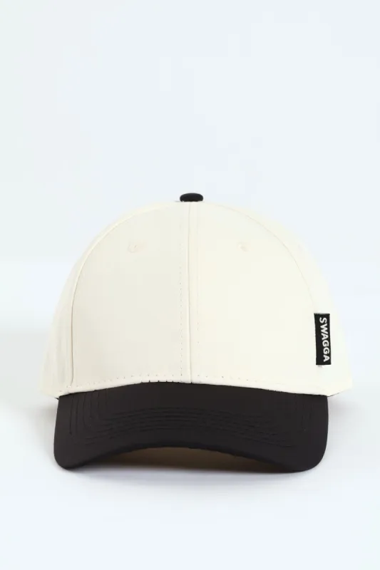 Side Label Cap - Cream sold by Edgars