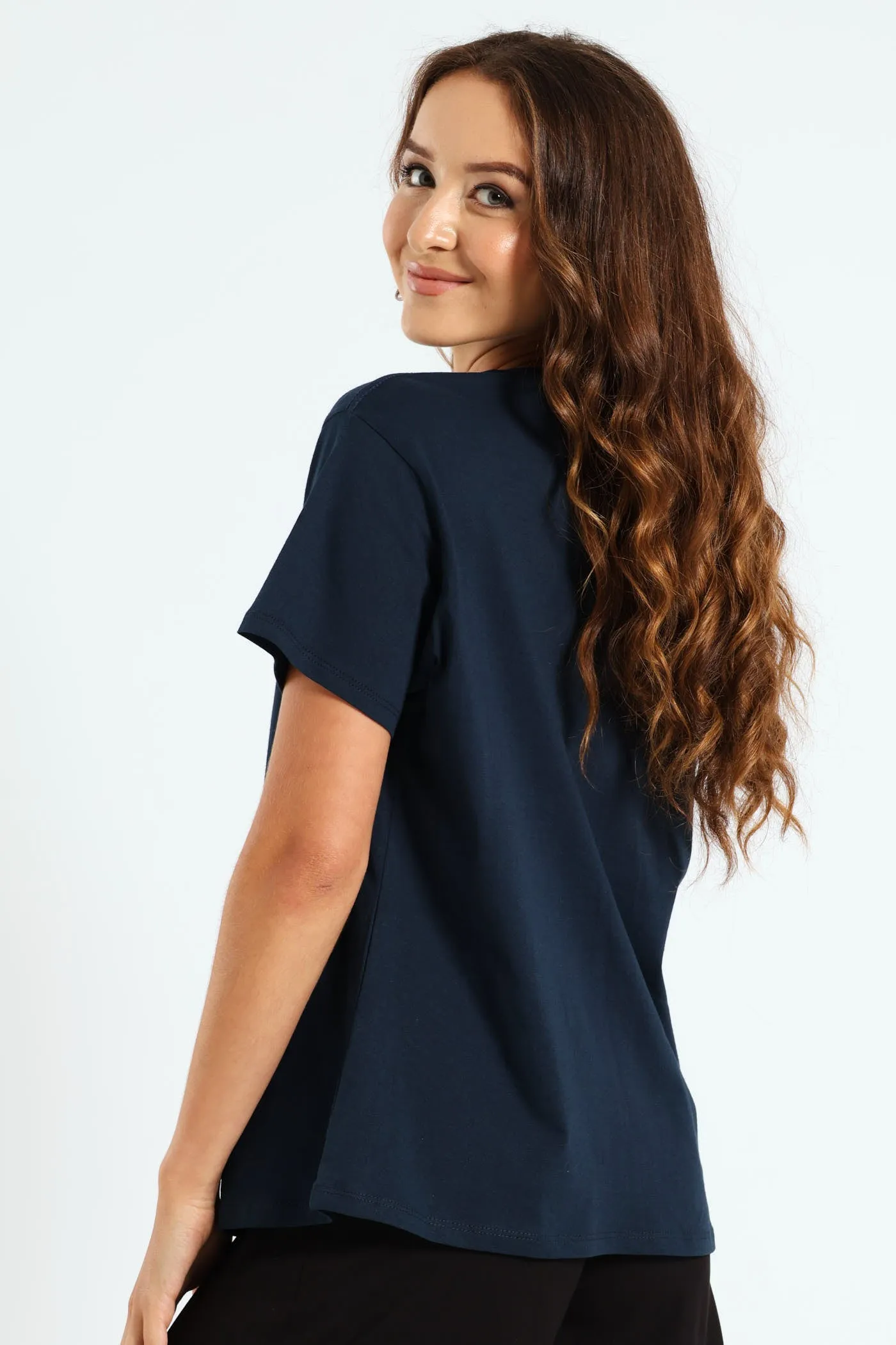 Butterfly Floral Tee - Navy sold by Edgars product image thumbnail 2