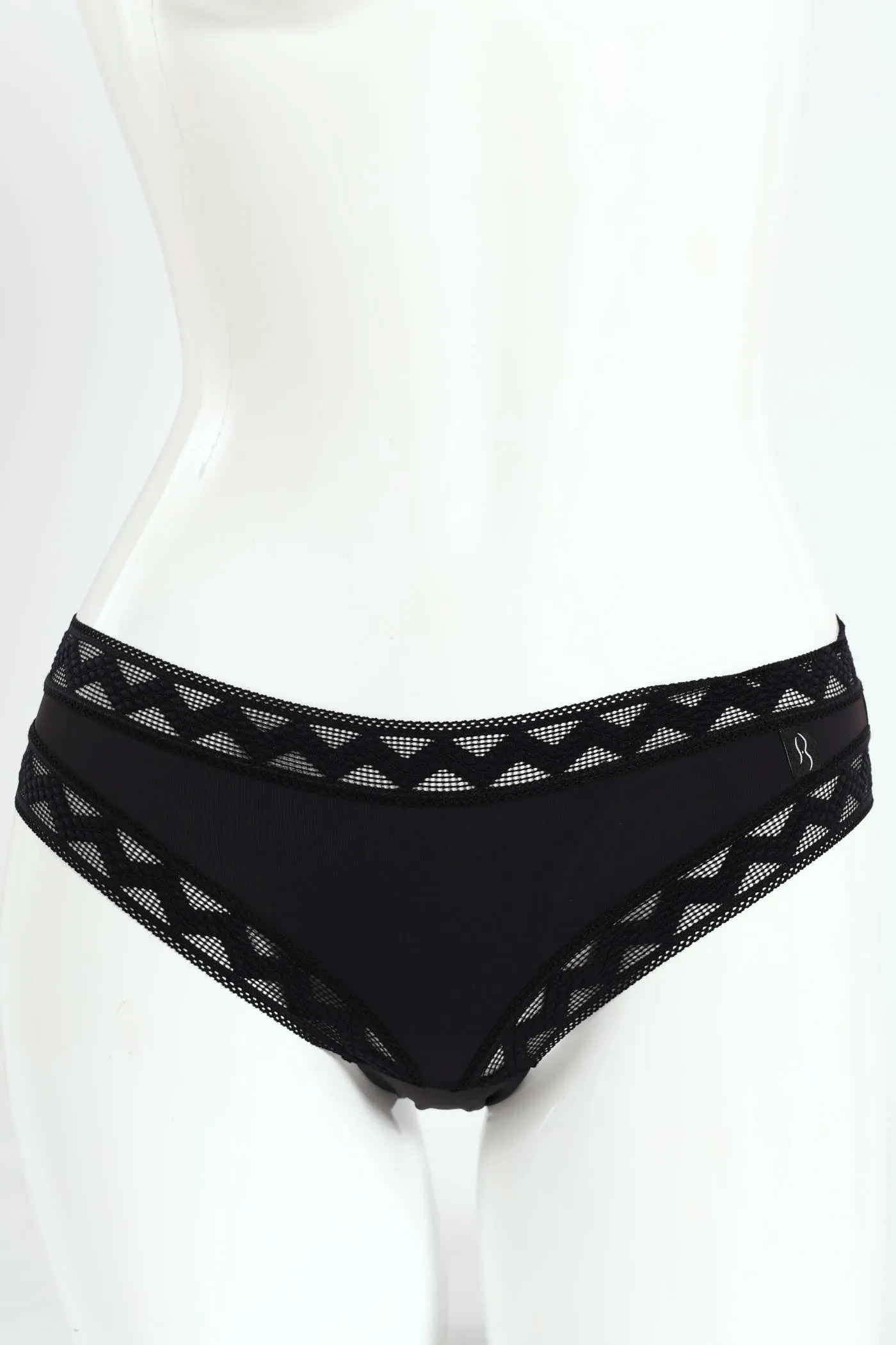 Microfibre Lace Bikini Panties - Black sold by Edgars product image thumbnail 2