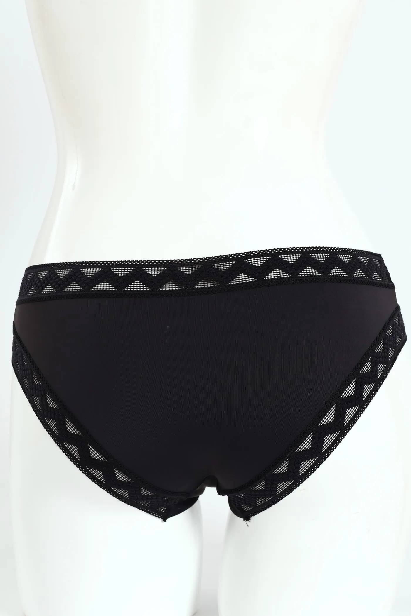 Microfibre Lace Bikini Panties - Black sold by Edgars product image thumbnail 3