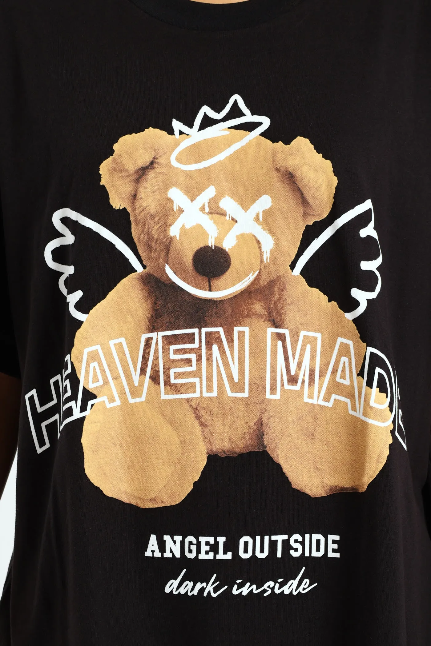 Oversized Printed Teddy Tee - Black sold by Edgars product image thumbnail 5
