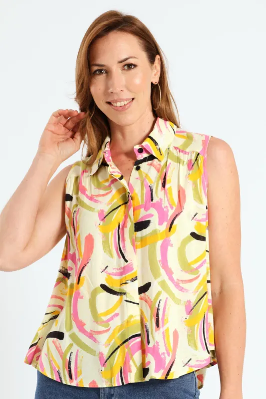 Gauged Yoke Shirt - Multi sold by Edgars