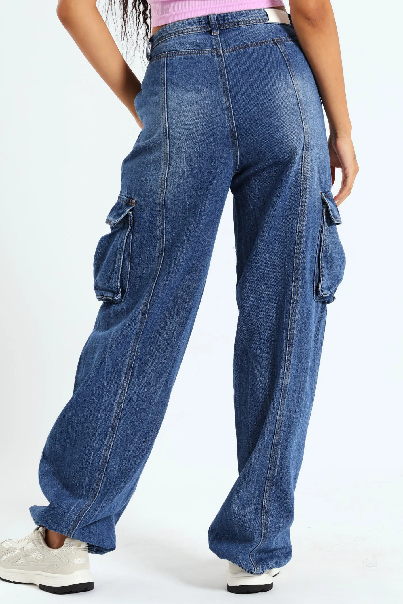 Seam Cargo Jogger Jean - Stonewash sold by Edgars product image thumbnail 3