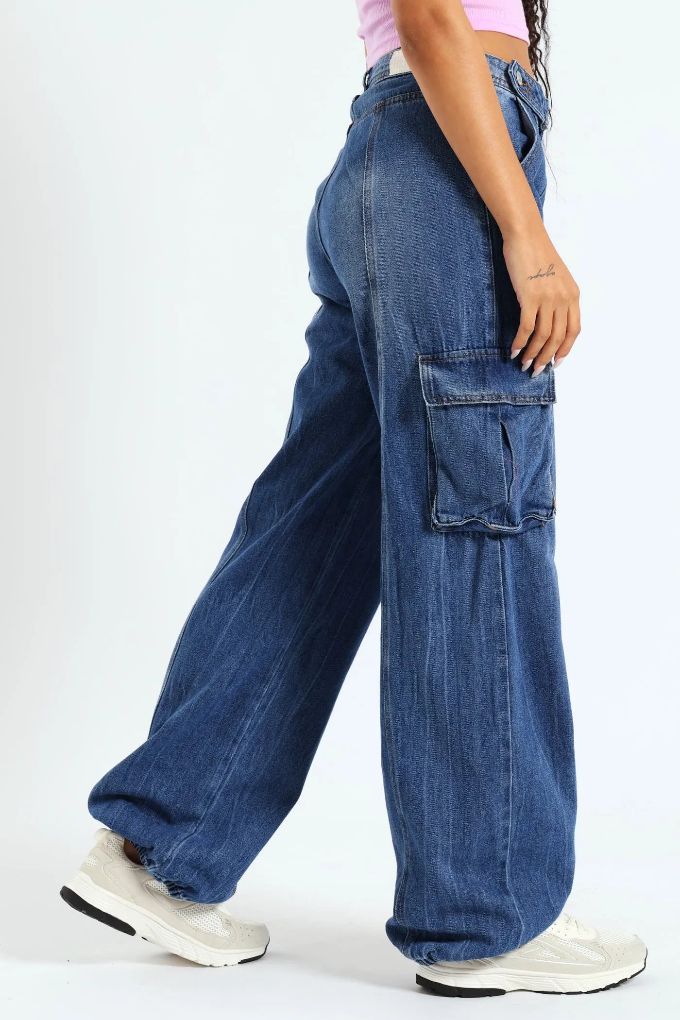 Seam Cargo Jogger Jean - Stonewash sold by Edgars product image thumbnail 2