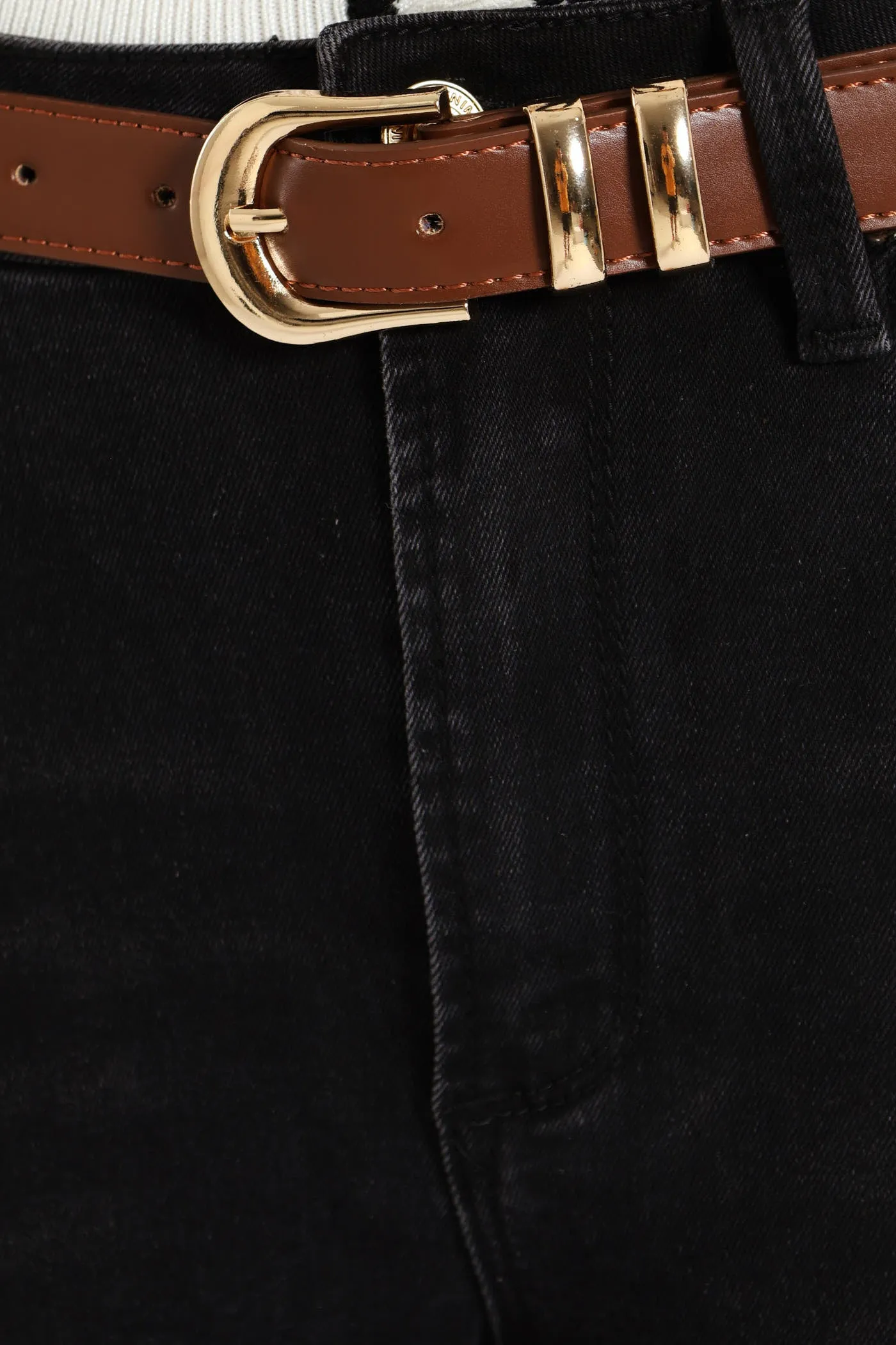 Two Seam Belted Skinny Jean - Black sold by Edgars product image thumbnail 5