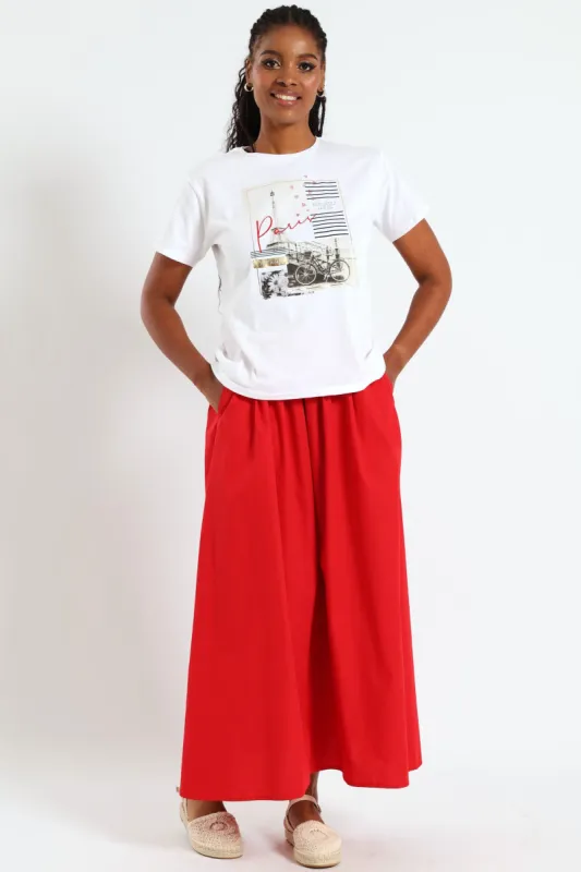 Paris Postcard Tee - White sold by Edgars