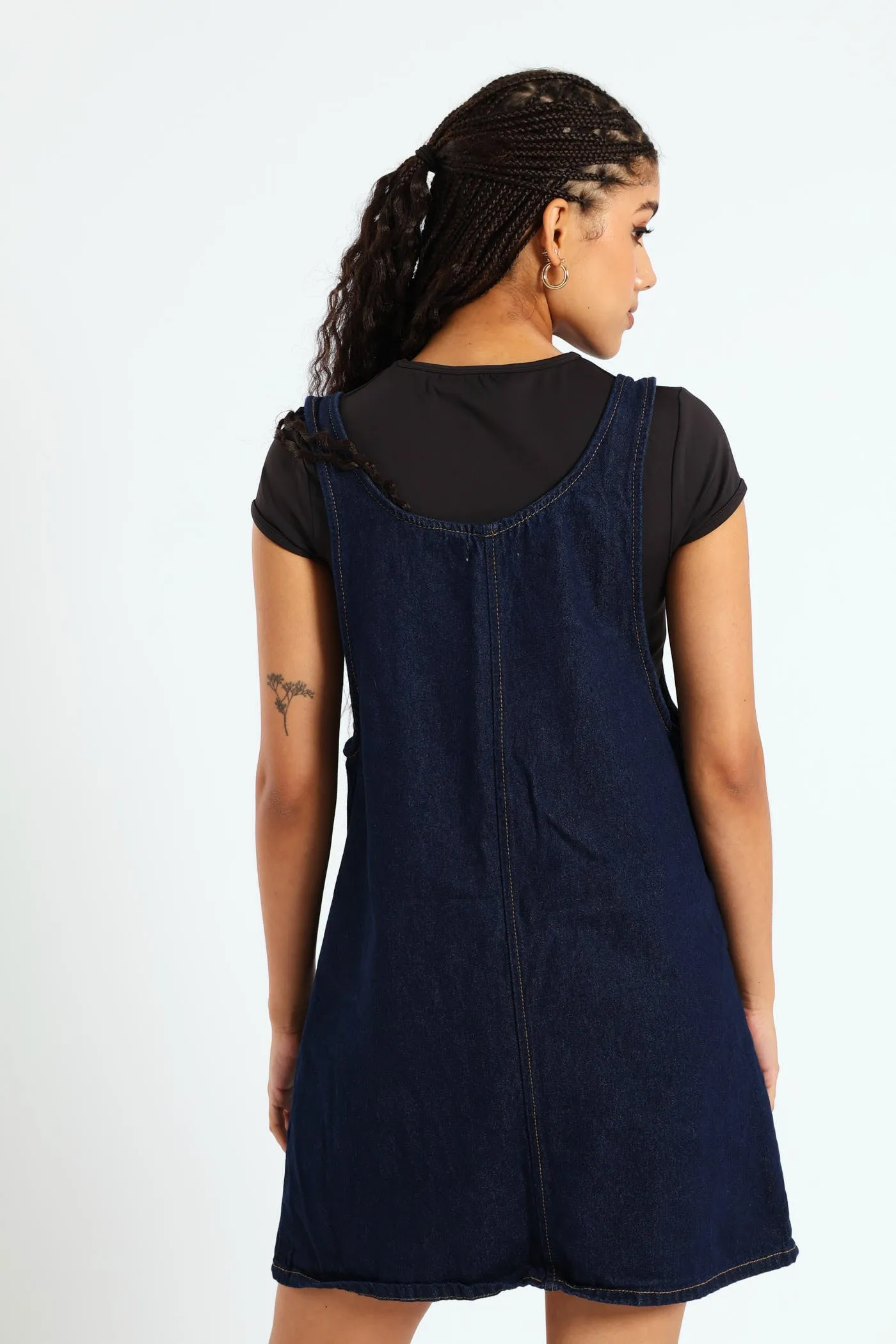 Boxy Denim Pinafore Dress - Ink sold by Edgars product image thumbnail 2