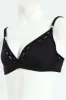 Microfibre & Lace Full Figure Underwire Bra - Black sold by Edgars 