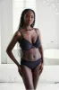 Microfibre & Lace Full Figure Underwire Bra - Black sold by Edgars 