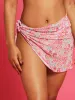 Printed Floral Sarong - White sold by Edgars