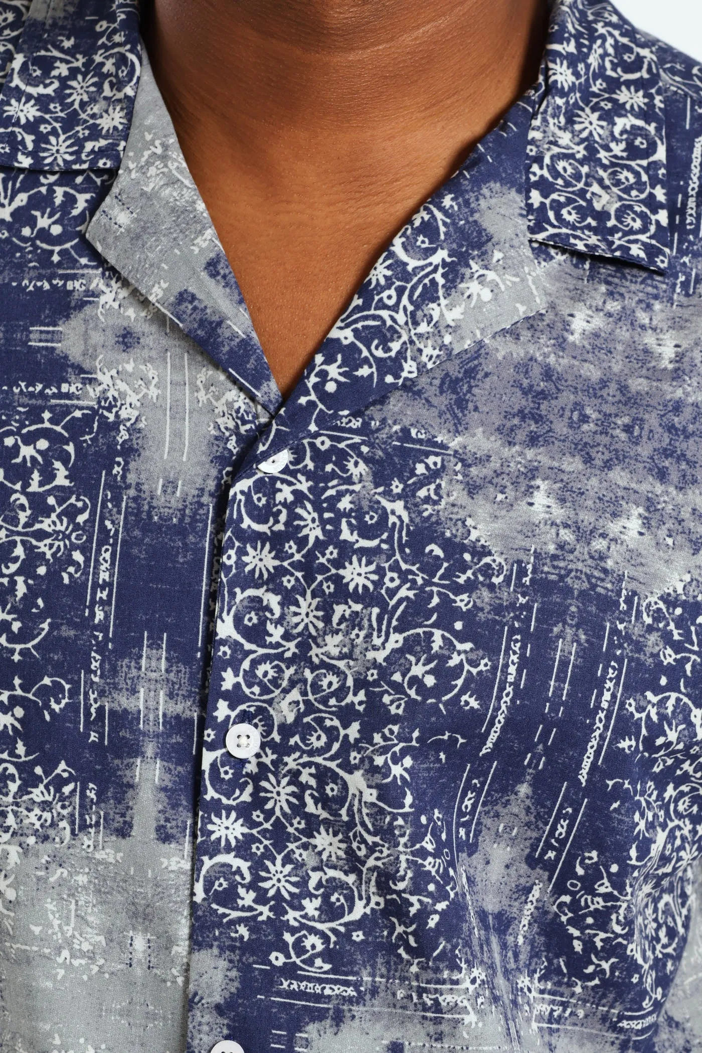 Revere Antique Print Shirt - Navy sold by Edgars product image thumbnail 2