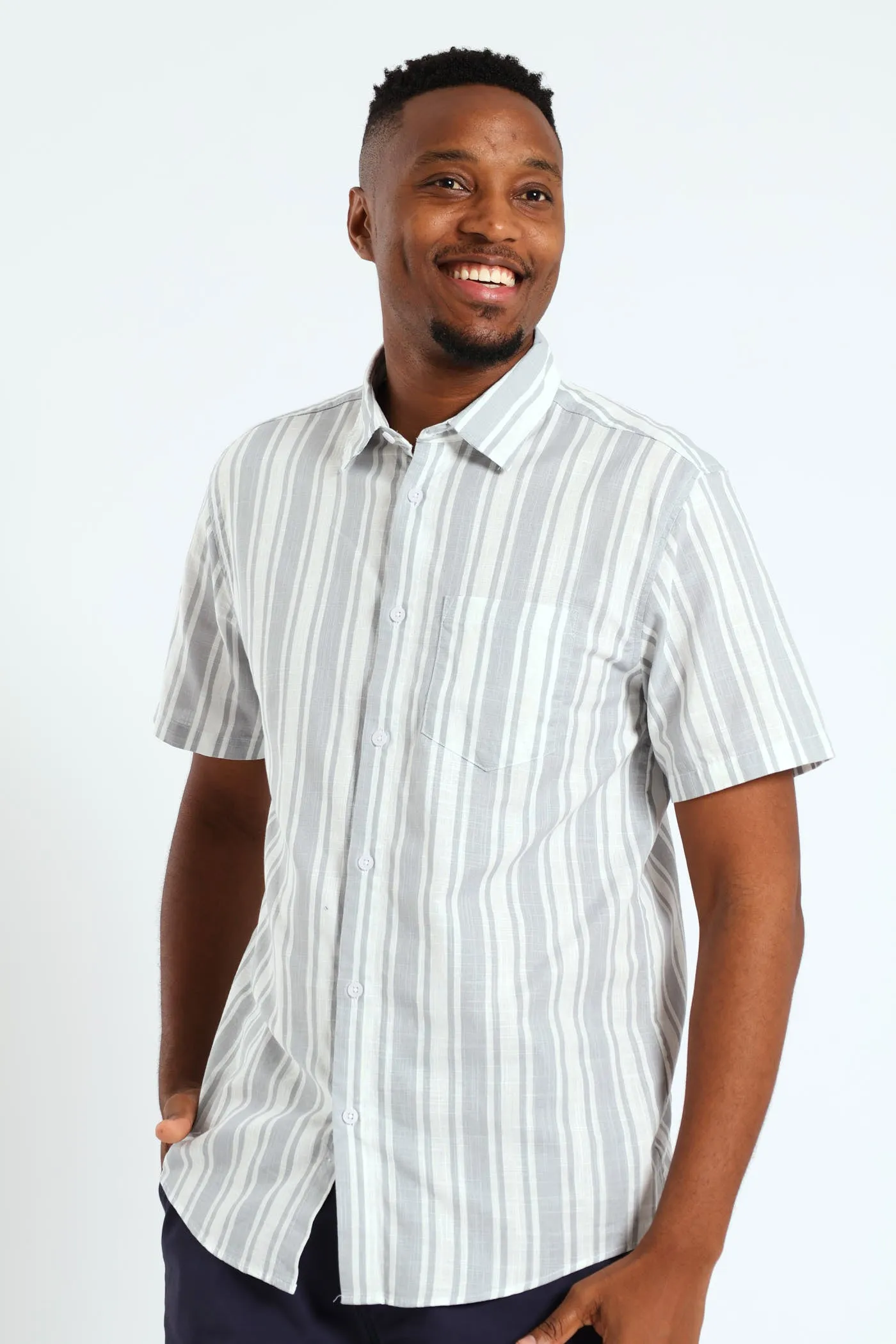 Stripe Shirt - Off White sold by Edgars