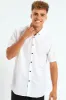 Seersucker Spot Shirt - White sold by Edgars