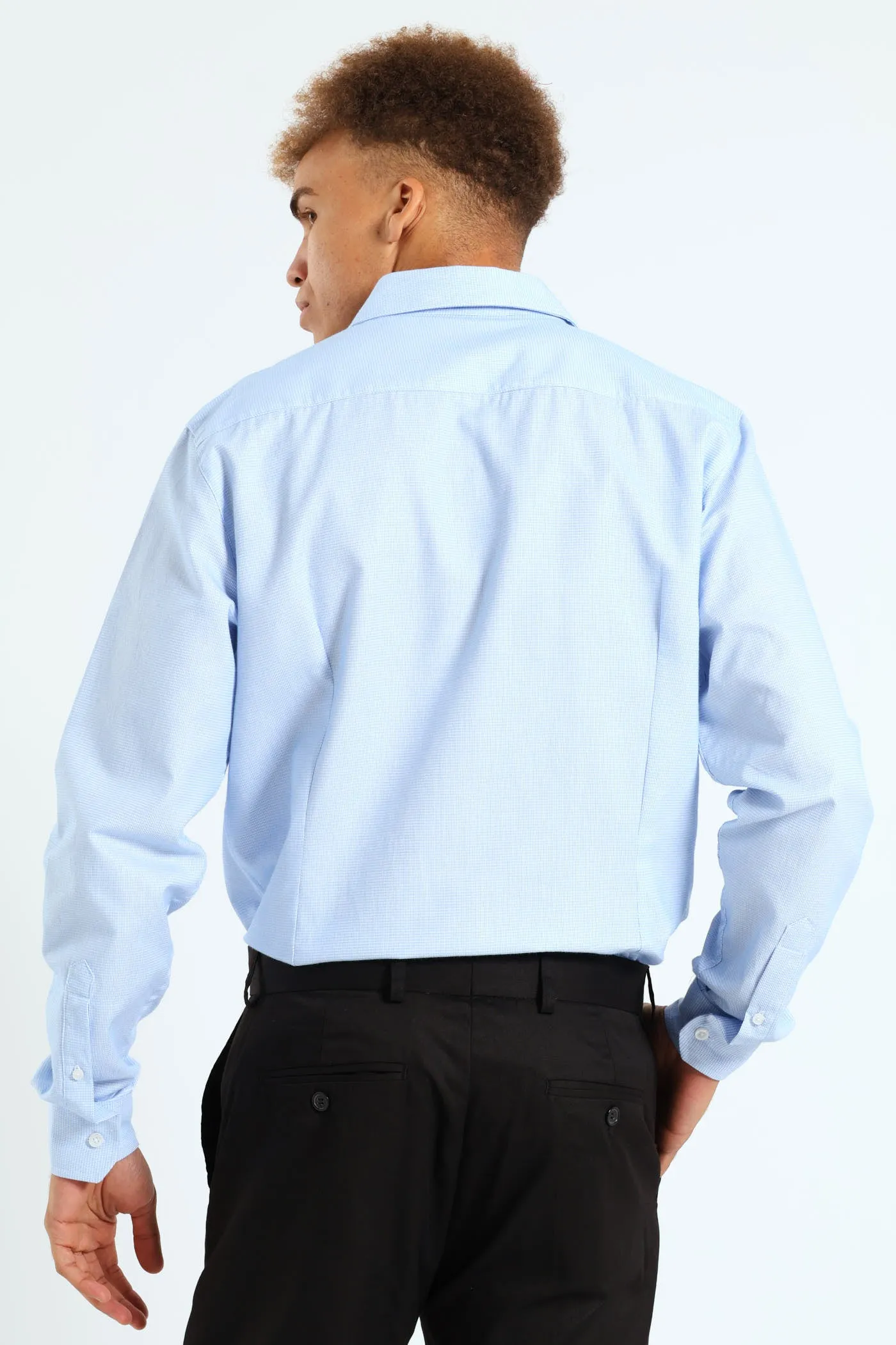 Melange Textured Shirt - Blue sold by Edgars product image thumbnail 2