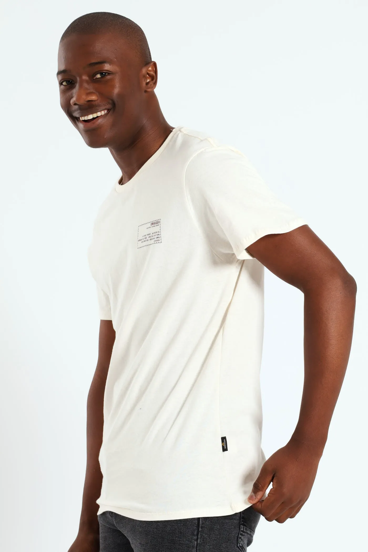Basic Print Tee - Cream sold by Edgars product image thumbnail 3