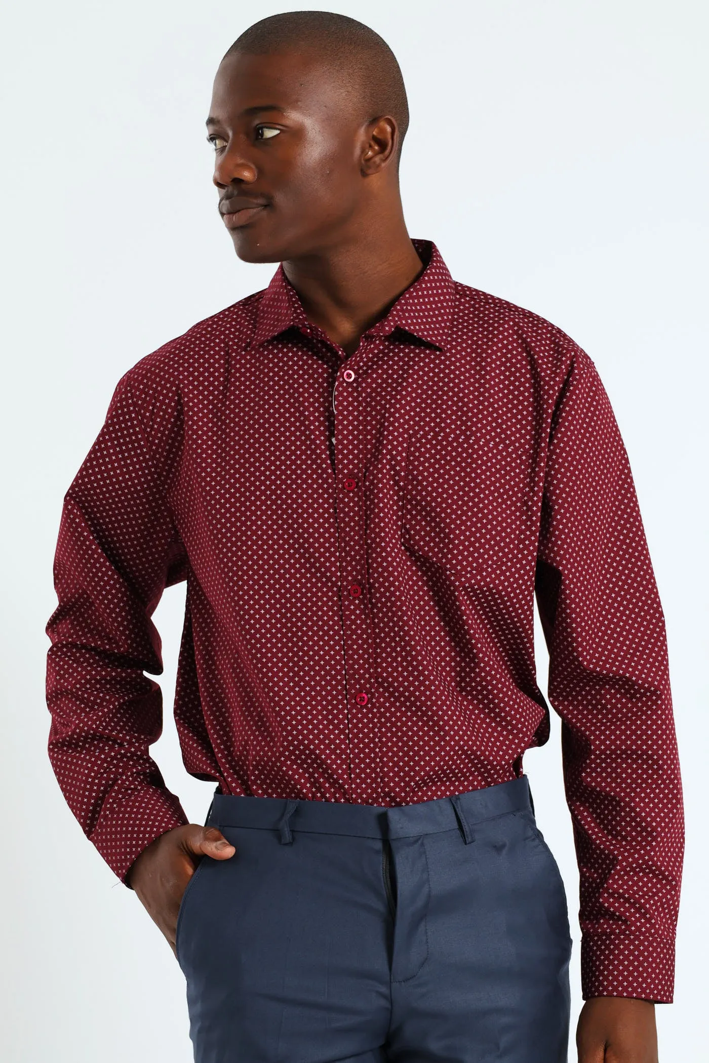 Star Shirt - Burgundy sold by Edgars product image thumbnail 2