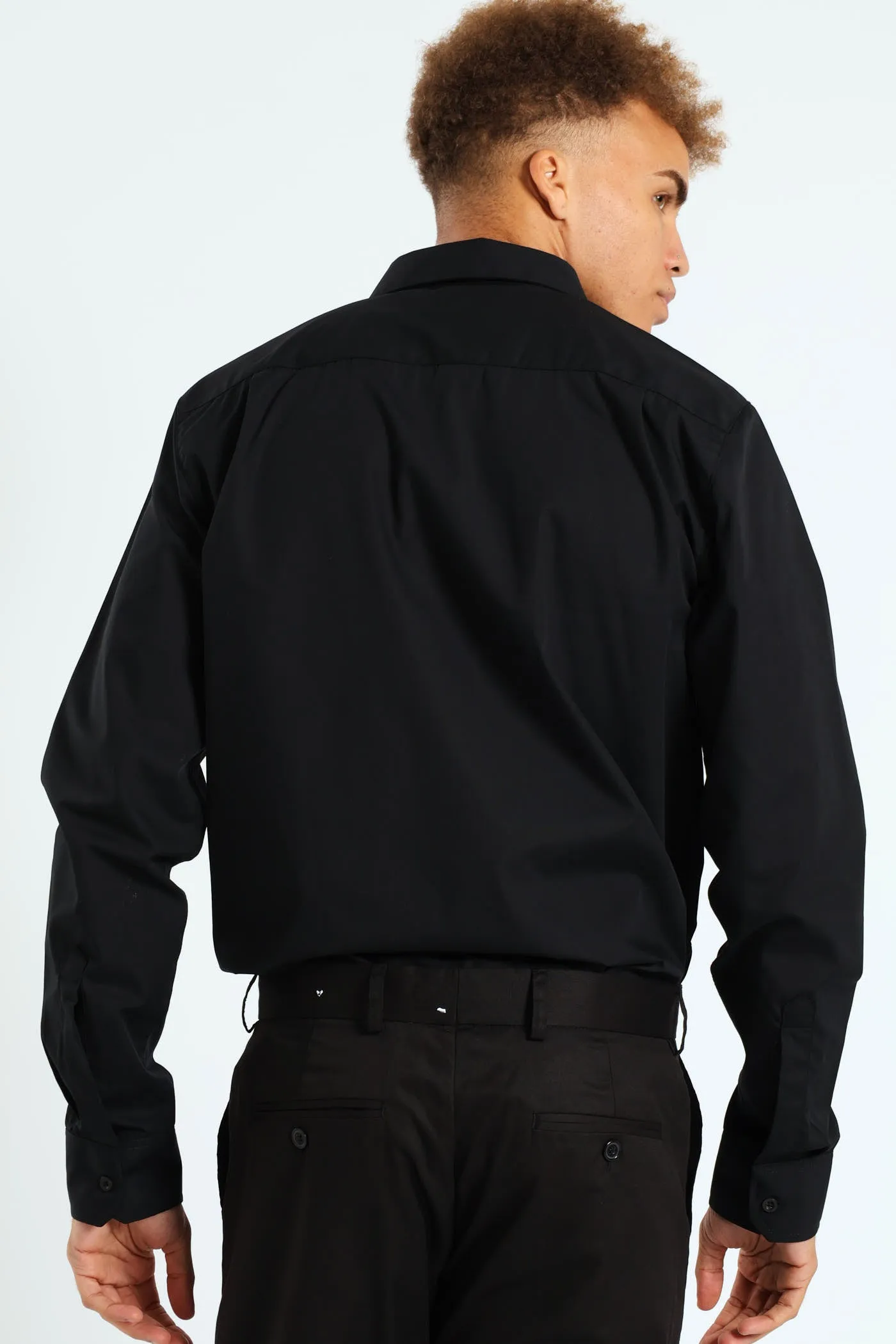 Long Sleeve Basic Smart Shirt - Black sold by Edgars product image thumbnail 5