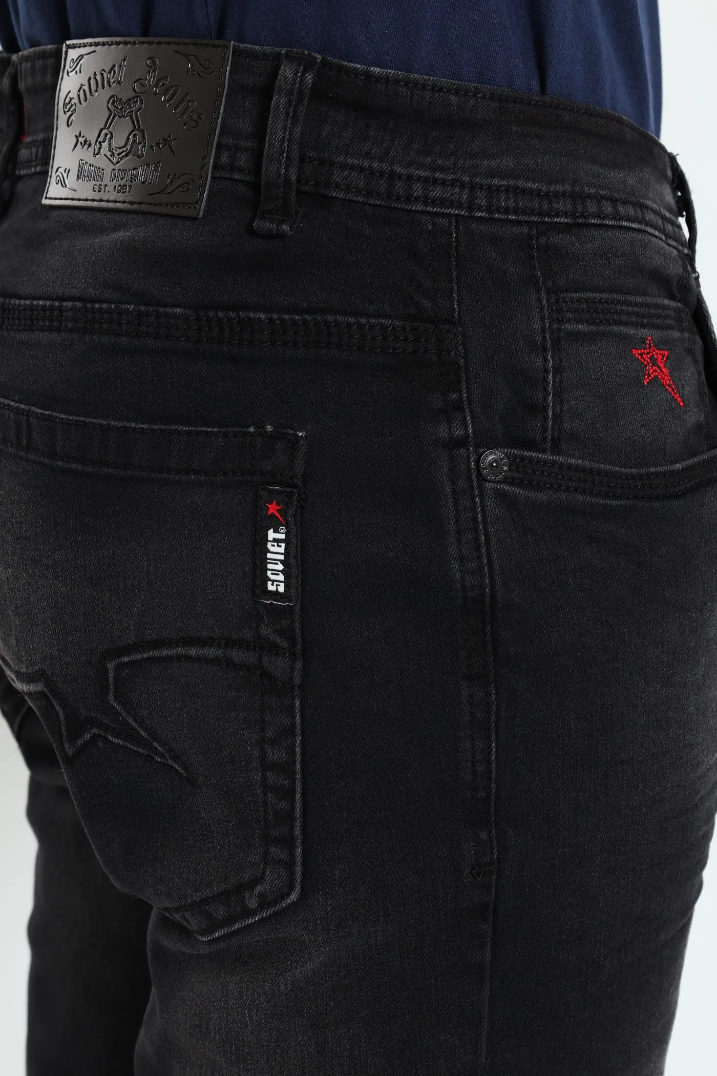 Trooper Slim Nine Denim Jean - Black sold by Edgars product image thumbnail 4