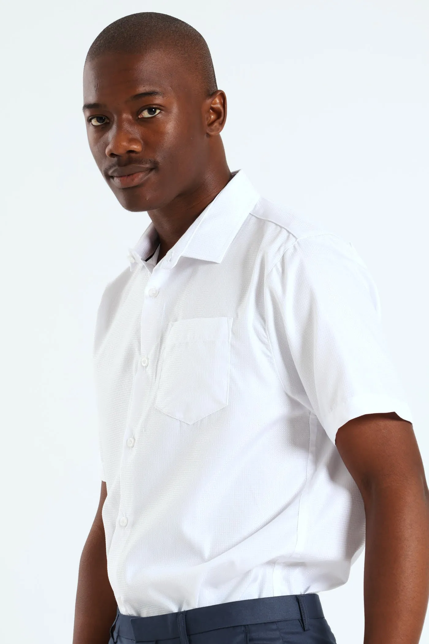 Textured Shirt - White sold by Edgars product image thumbnail 4