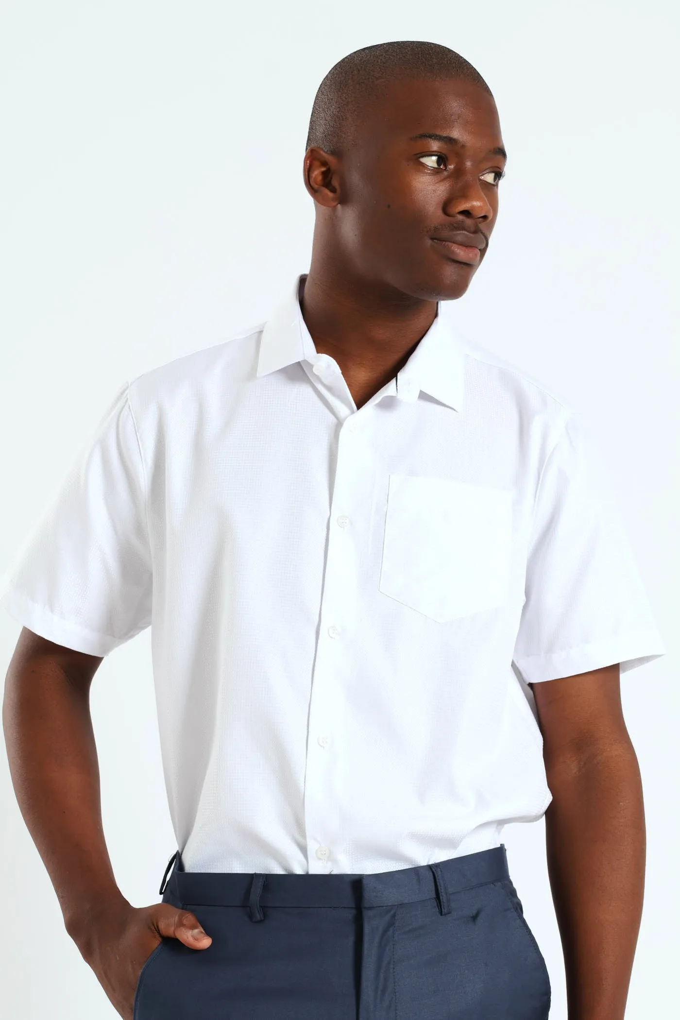 Textured Shirt - White sold by Edgars