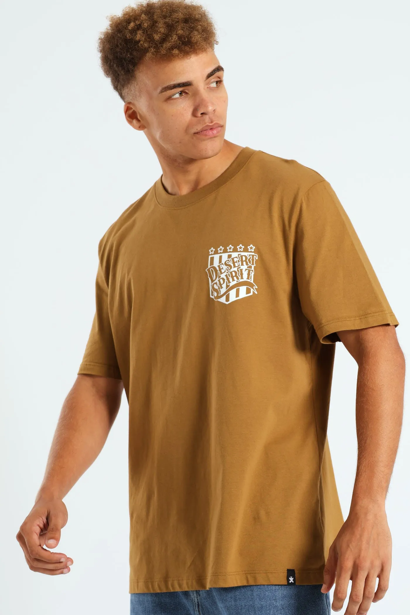 Badge Front & Back Tee - Khaki sold by Edgars product image thumbnail 3