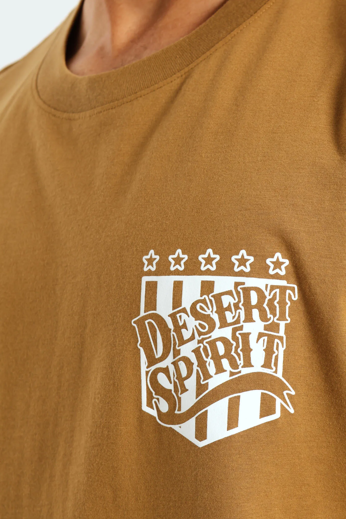 Badge Front & Back Tee - Khaki sold by Edgars product image thumbnail 4