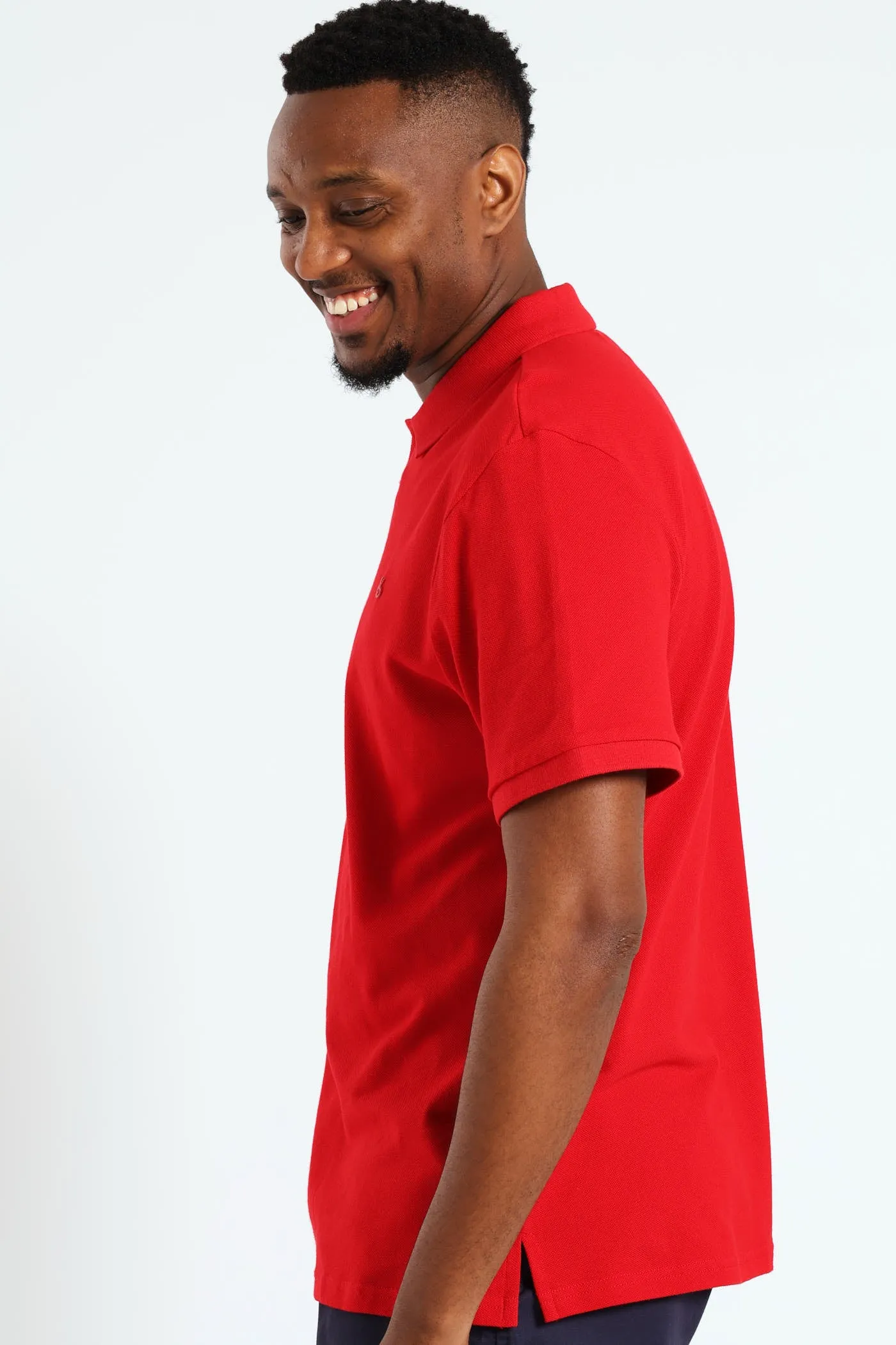 Basic Regular Fit Golfer - Red sold by Edgars product image thumbnail 3