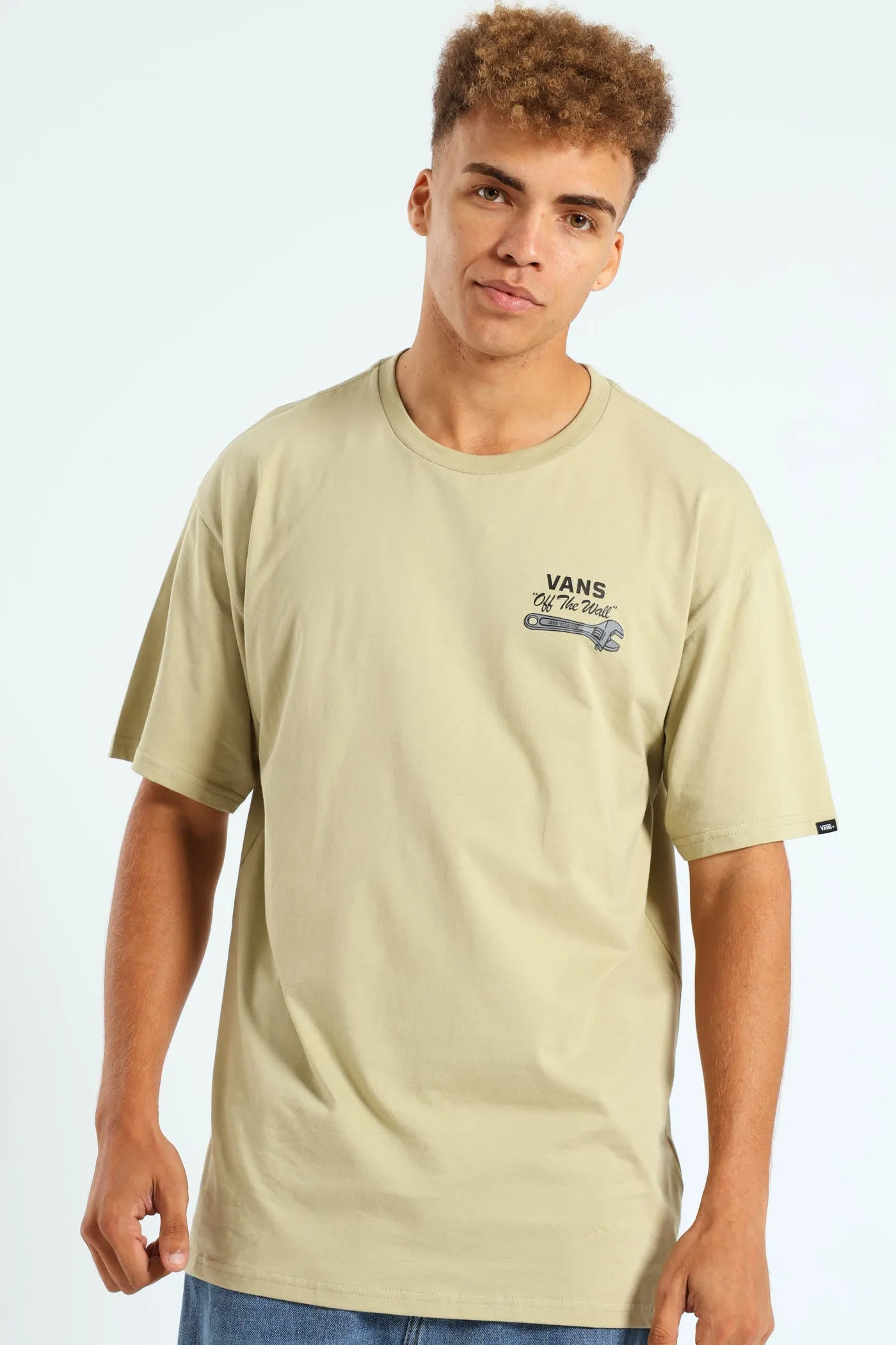 Wrenched Tee - Beige sold by Edgars