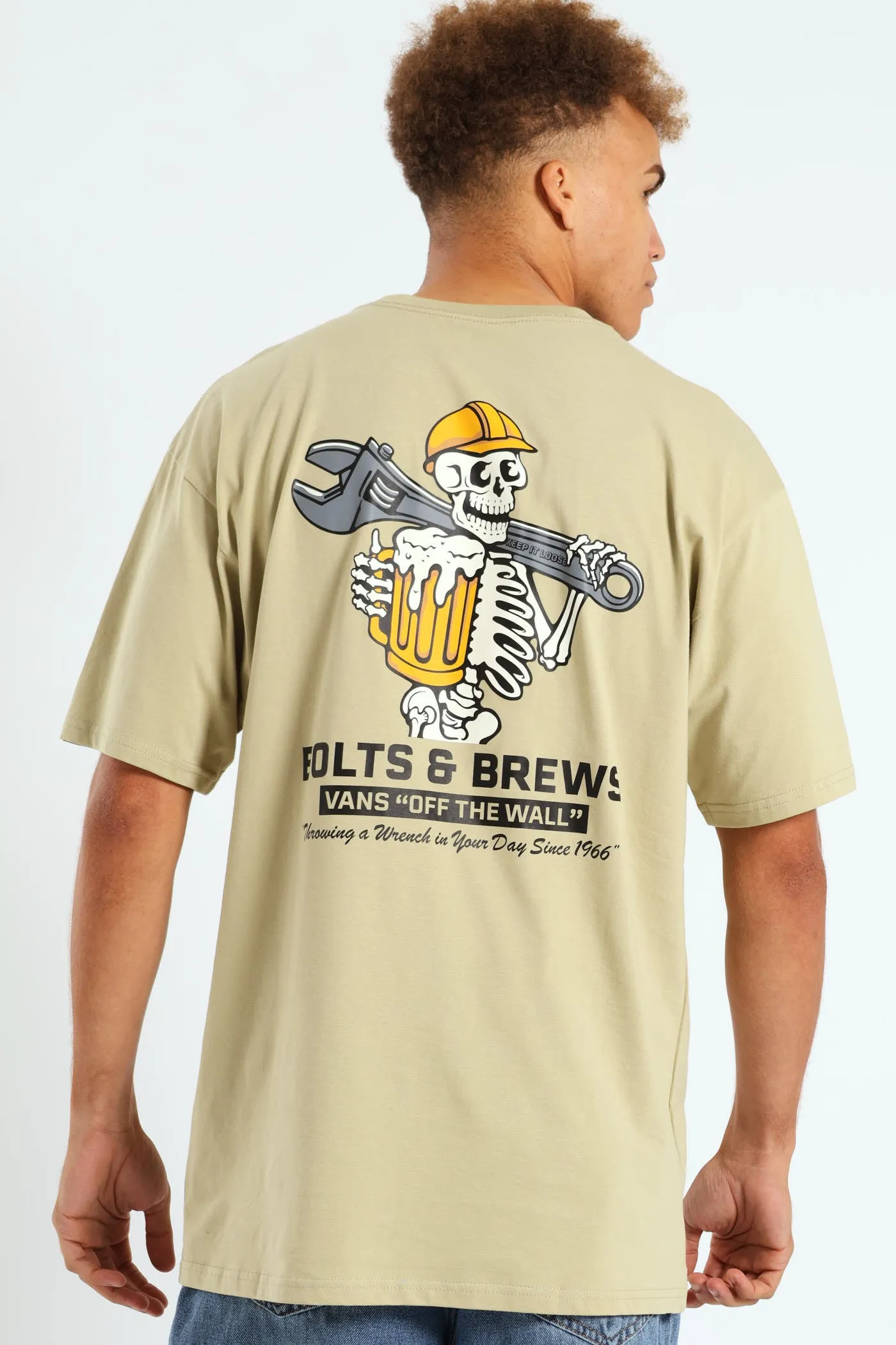 Wrenched Tee - Beige sold by Edgars product image thumbnail 2